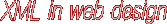 XML in web design